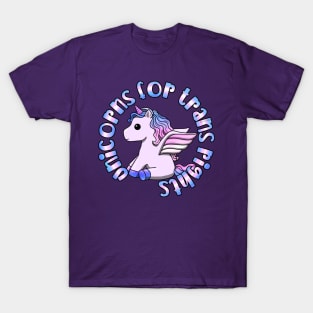 Unicorns For Trans Rights T-Shirt